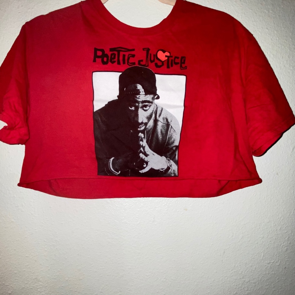 Tupac crop top